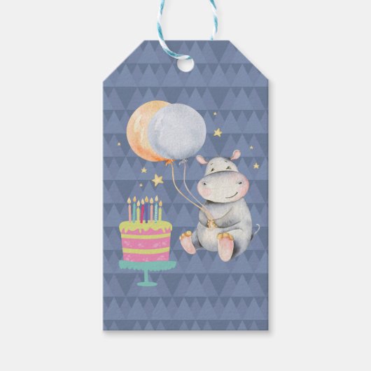 お誕生日おめでとう ギフトタグ (正面)