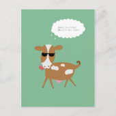 お誕生日おめでとう！ケーキはどこ？ ポストカード (正面)