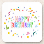 お誕生日おめでとう コースター (正面)