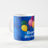 お誕生日おめでとう コーヒーマグカップ (正面左)
