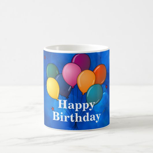 お誕生日おめでとう コーヒーマグカップ (中央)