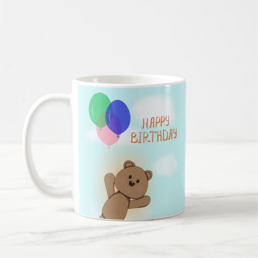 お誕生日おめでとう コーヒーマグカップ (左)
