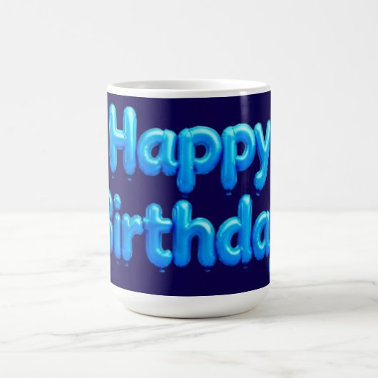 お誕生日おめでとう コーヒーマグカップ (中央)