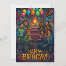 お誕生日おめでとう サンキューカード