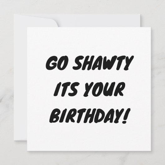 お誕生日おめでとう シーズンカード (正面)