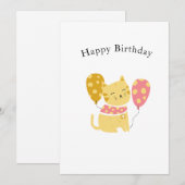 お誕生日おめでとう シーズンカード (正面/裏面)