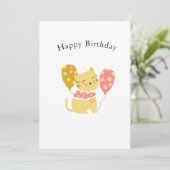 お誕生日おめでとう シーズンカード (スタンド正面)