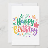 お誕生日おめでとう  シーズンカード (正面)