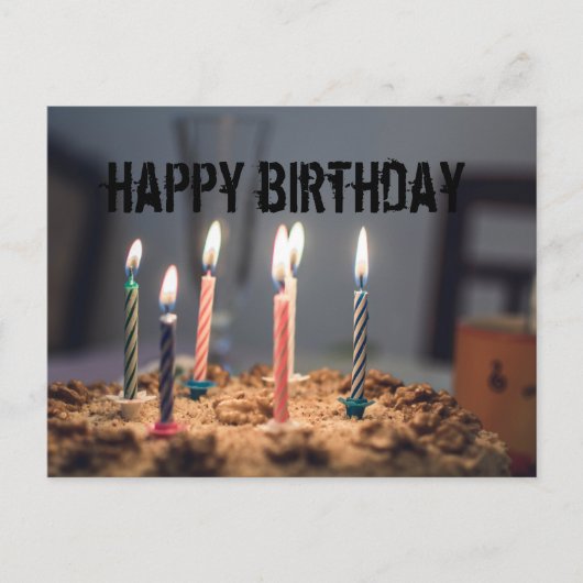 お誕生日おめでとう シーズンポストカード (正面)