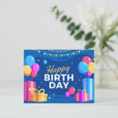 お誕生日おめでとう シーズンポストカード (スタンド正面)