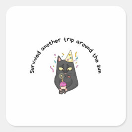 お誕生日おめでとう スクエアシール