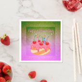 お誕生日おめでとう スタンダードカクテルナプキン (インサイチュ)