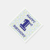 お誕生日おめでとう スタンダードカクテルナプキン (角)