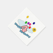 お誕生日おめでとう スタンダードカクテルナプキン (角)