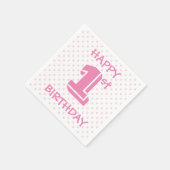 お誕生日おめでとう スタンダードカクテルナプキン (角)
