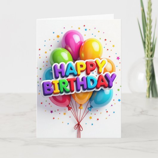 お誕生日おめでとう スフィア カード (正面)