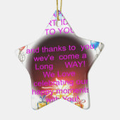 お誕生日おめでとう セラミックオーナメント (左)