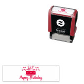 お誕生日おめでとう セルフインキングスタンプ (インサイチュ)