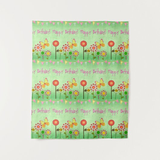 お誕生日おめでとう タペストリー (正面)