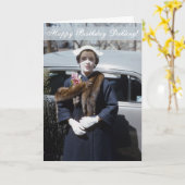 お誕生日おめでとう ダーリング ディーバ カード (黄色い花)