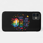 お誕生日おめでとう チューして Case-Mate iPhoneケース (裏面(横))