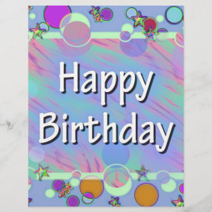 お誕生日おめでとう チラシ