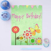 お誕生日おめでとう チラシ (シングル)