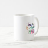 お誕生日おめでとう ナナ コーヒーマグカップ (正面右)