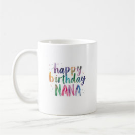 お誕生日おめでとう ナナ コーヒーマグカップ