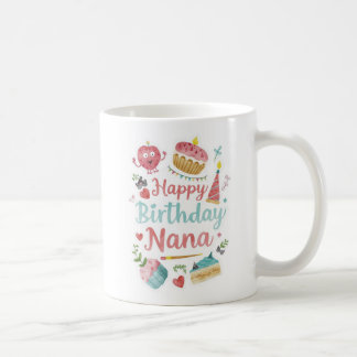 お誕生日おめでとう ナナ コーヒーマグカップ
