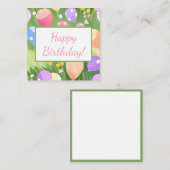 お誕生日おめでとう！ ノートカード (正面/裏面)