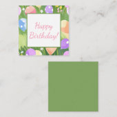 お誕生日おめでとう！ ノートカード (正面/裏面)