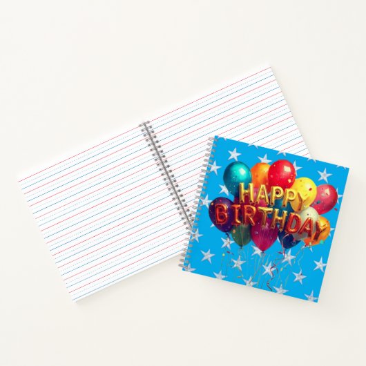 お誕生日おめでとう ノートブック (内部)