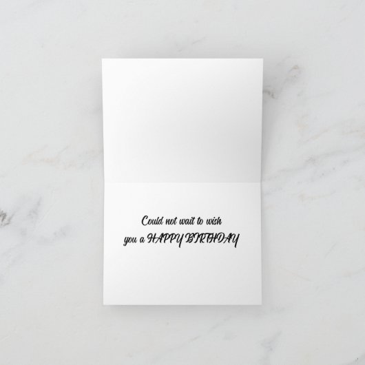 お誕生日おめでとう ハングアウトねこちゃんのカードから カード (内部)