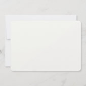 お誕生日おめでとう バレリーナ 写真入り 招待状 (裏面)