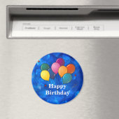 お誕生日おめでとう、パーティーバルーン マグネット (インサイチュ (食洗機))