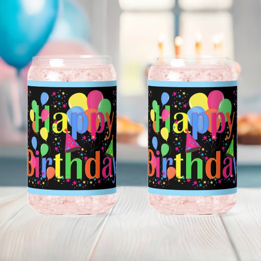 お誕生日おめでとう...パーティー最高! ガラス缶 (インサイチュ (ベビーシャワー))