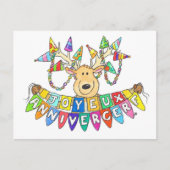 お誕生日おめでとう - フランス語 ポストカード (正面)