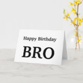 お誕生日おめでとう ブラザー 兄弟 記念日カード カード (黄色い花)