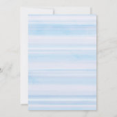 お誕生日おめでとう！ブルーベリーカップケーキの1歳誕生日パーティー 招待状 (裏面)