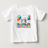 お誕生日おめでとう ベビーTシャツ (正面)
