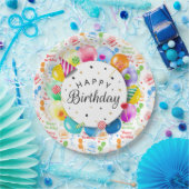 お誕生日おめでとう ペーパープレート (パーティー)