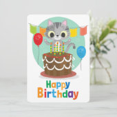 お誕生日おめでとう ホリデーカード (スタンド正面)