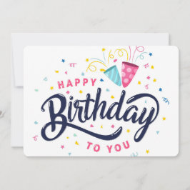 お誕生日おめでとう ホリデーカード