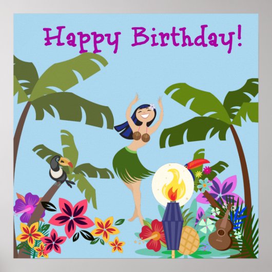 お誕生日おめでとう ポスター (正面)