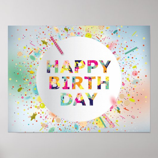 お誕生日おめでとう ポスター (正面)