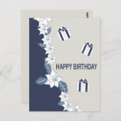 お誕生日おめでとう ポストカード (正面/裏面)