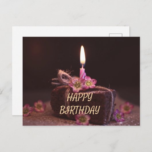 お誕生日おめでとう ポストカード (正面/裏面)