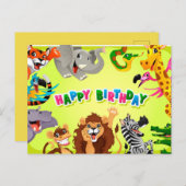 お誕生日おめでとう ポストカード (正面/裏面)