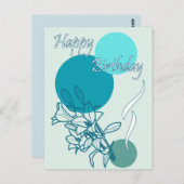 お誕生日おめでとう ポストカード (正面/裏面)